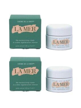 La Mer 2 Piec Crème de la Mer The Moisturizing Cream .24 fl oz/7 ml Travel Size